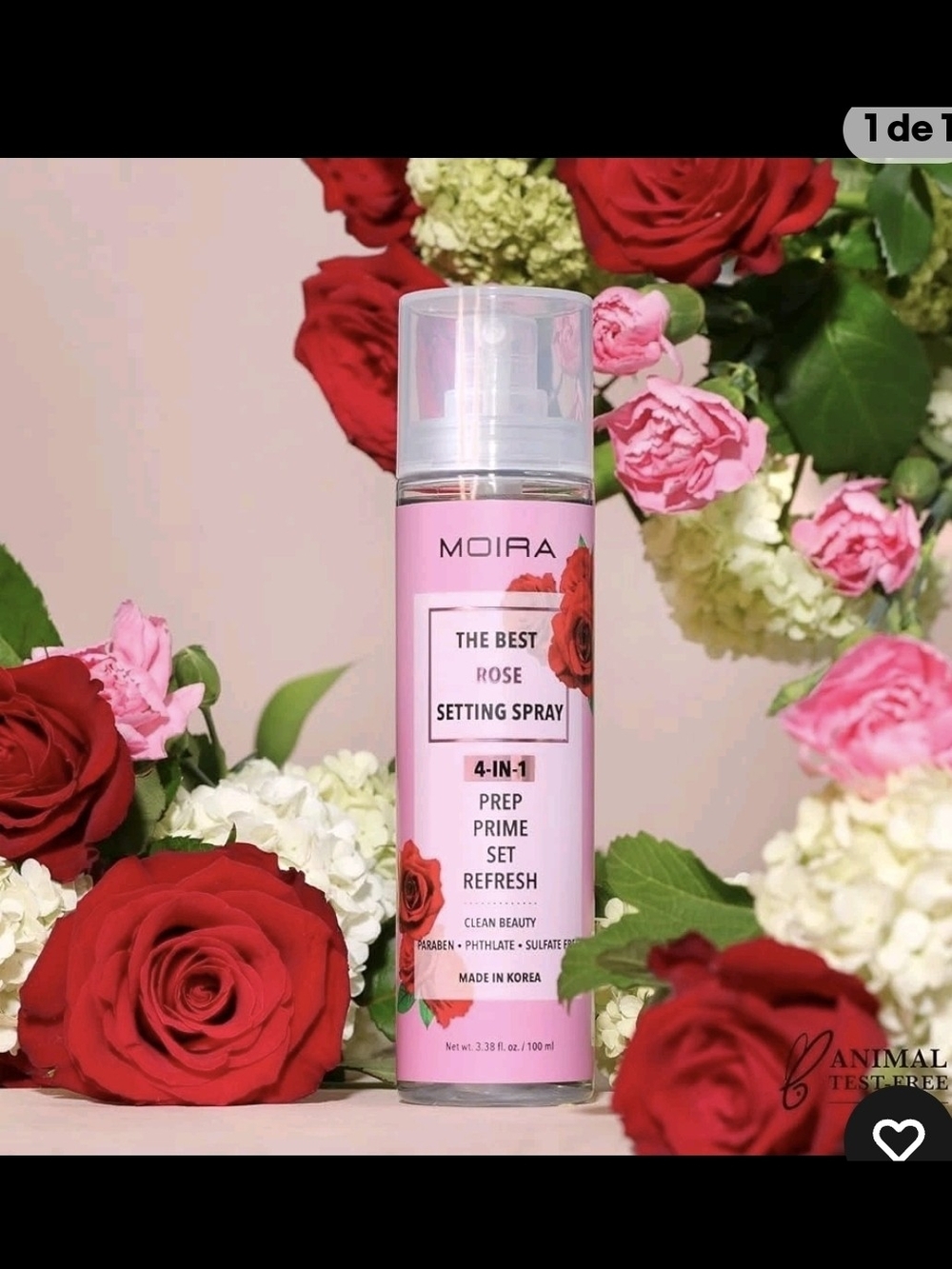 The Best Rose 4-in-1 Setting Spray - Pink